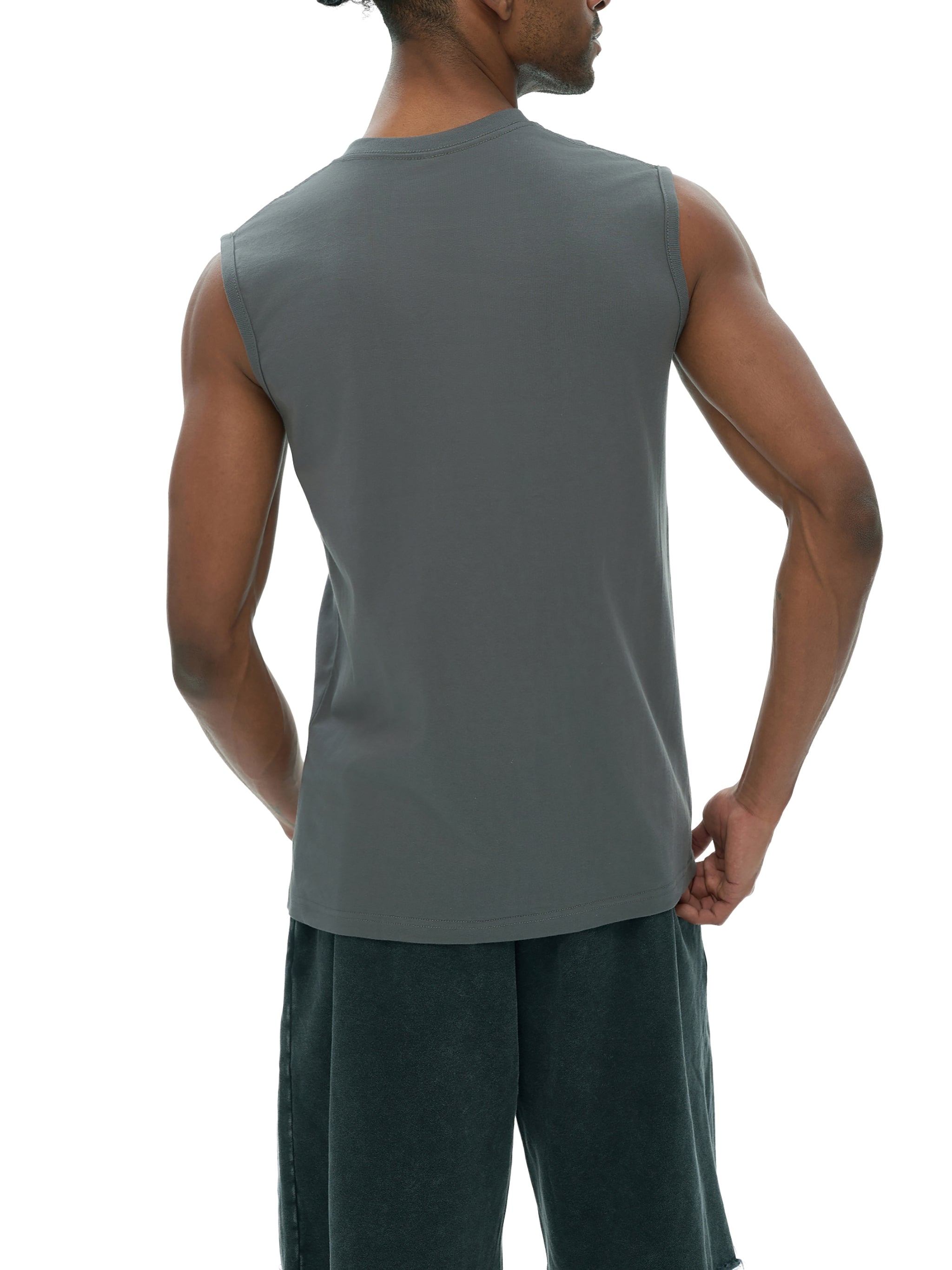 Men's Sleeveless Cotton Tank Top