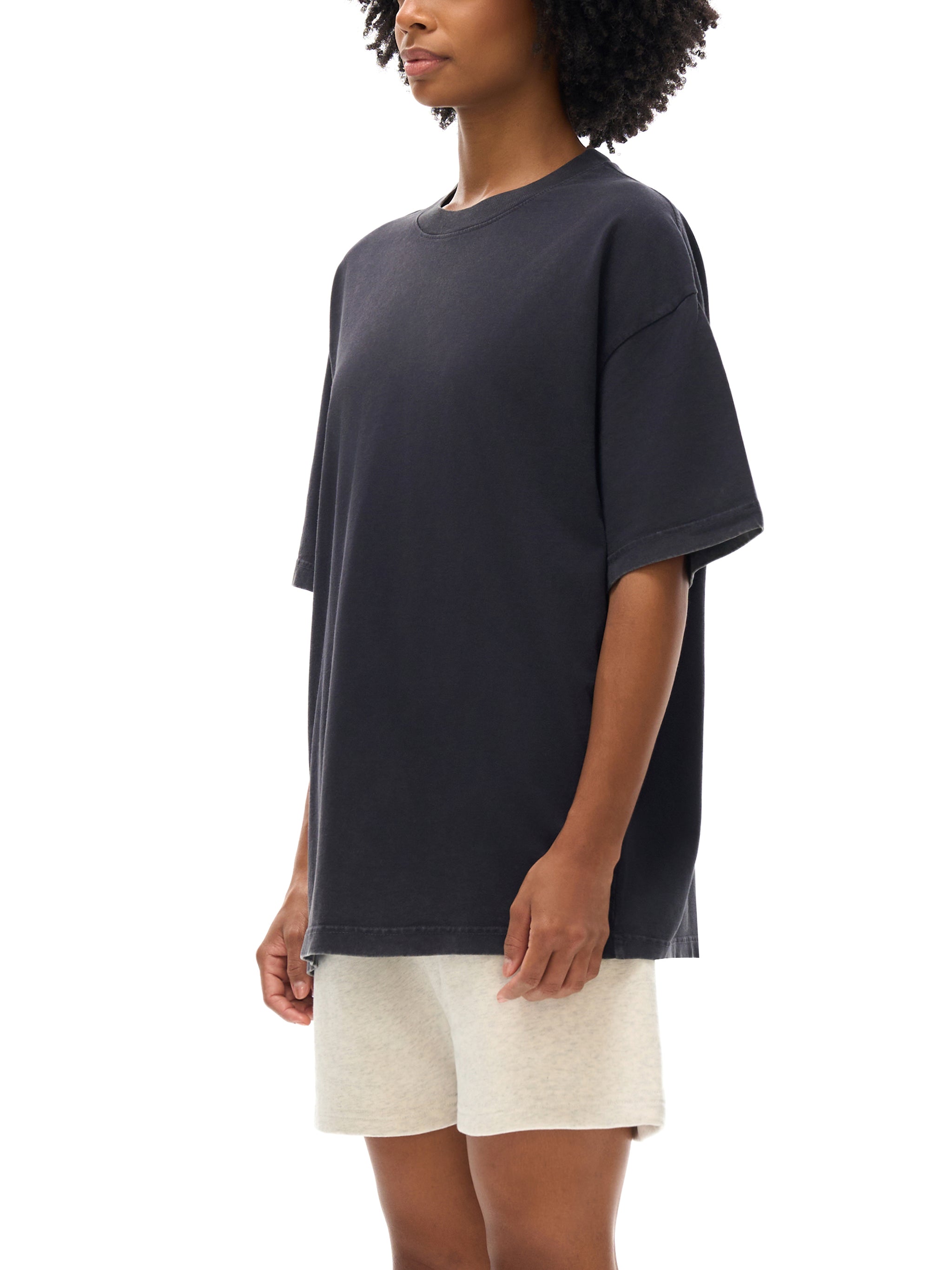 Reverse Dyed Loose Cotton T-Shirt