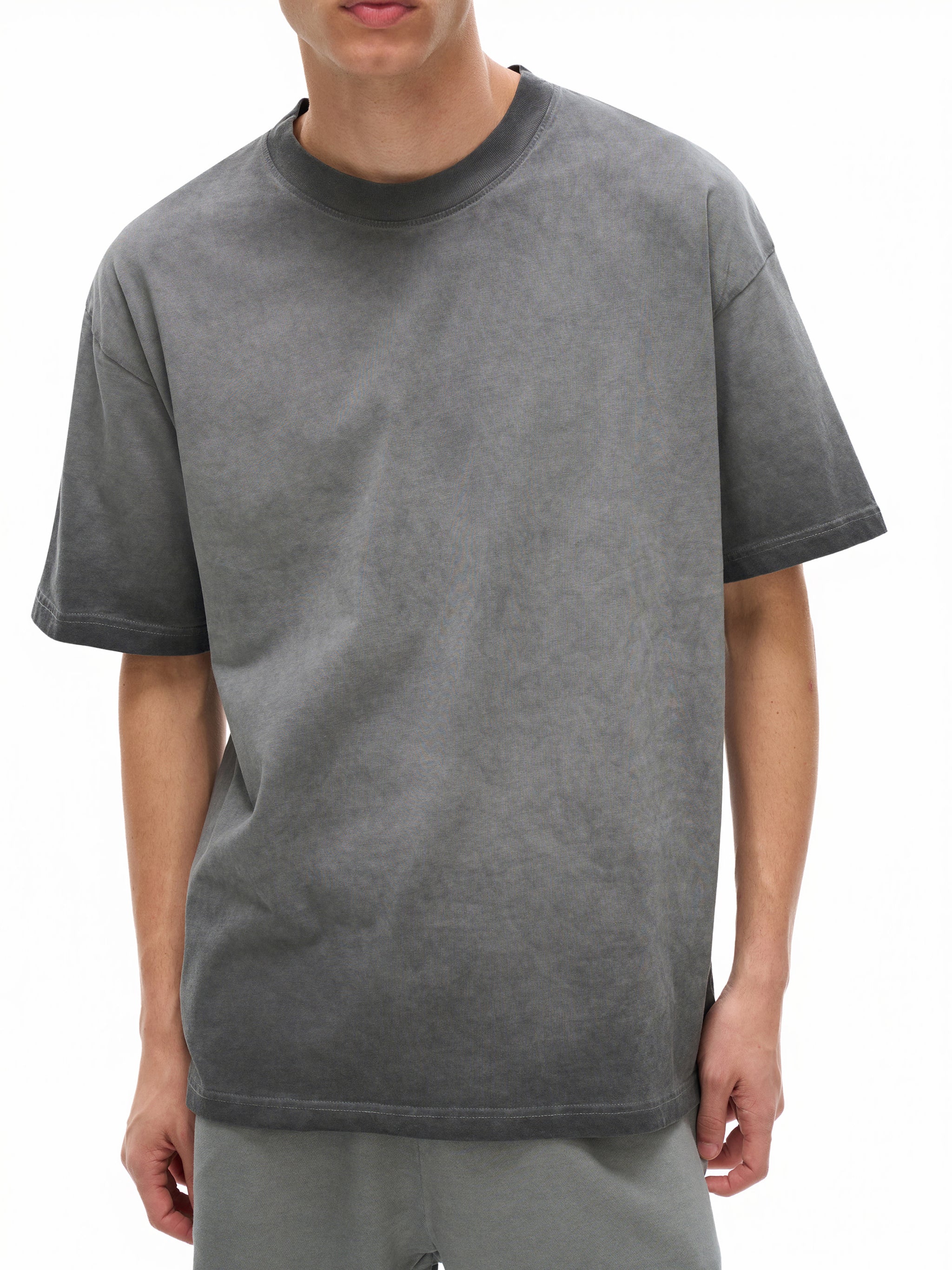 Reverse Dyed Loose Cotton T-Shirt