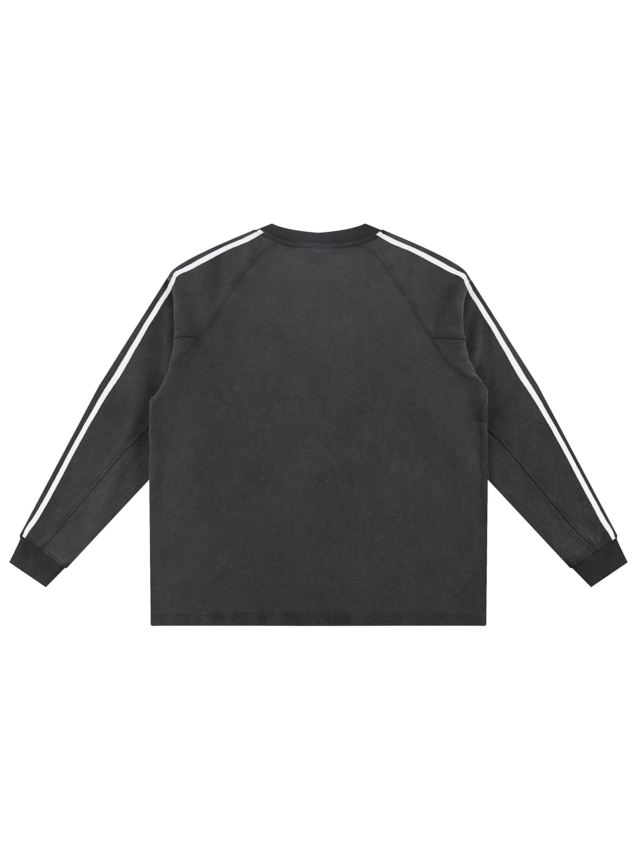 Snow Washed Contrast Tape Sweatshirt