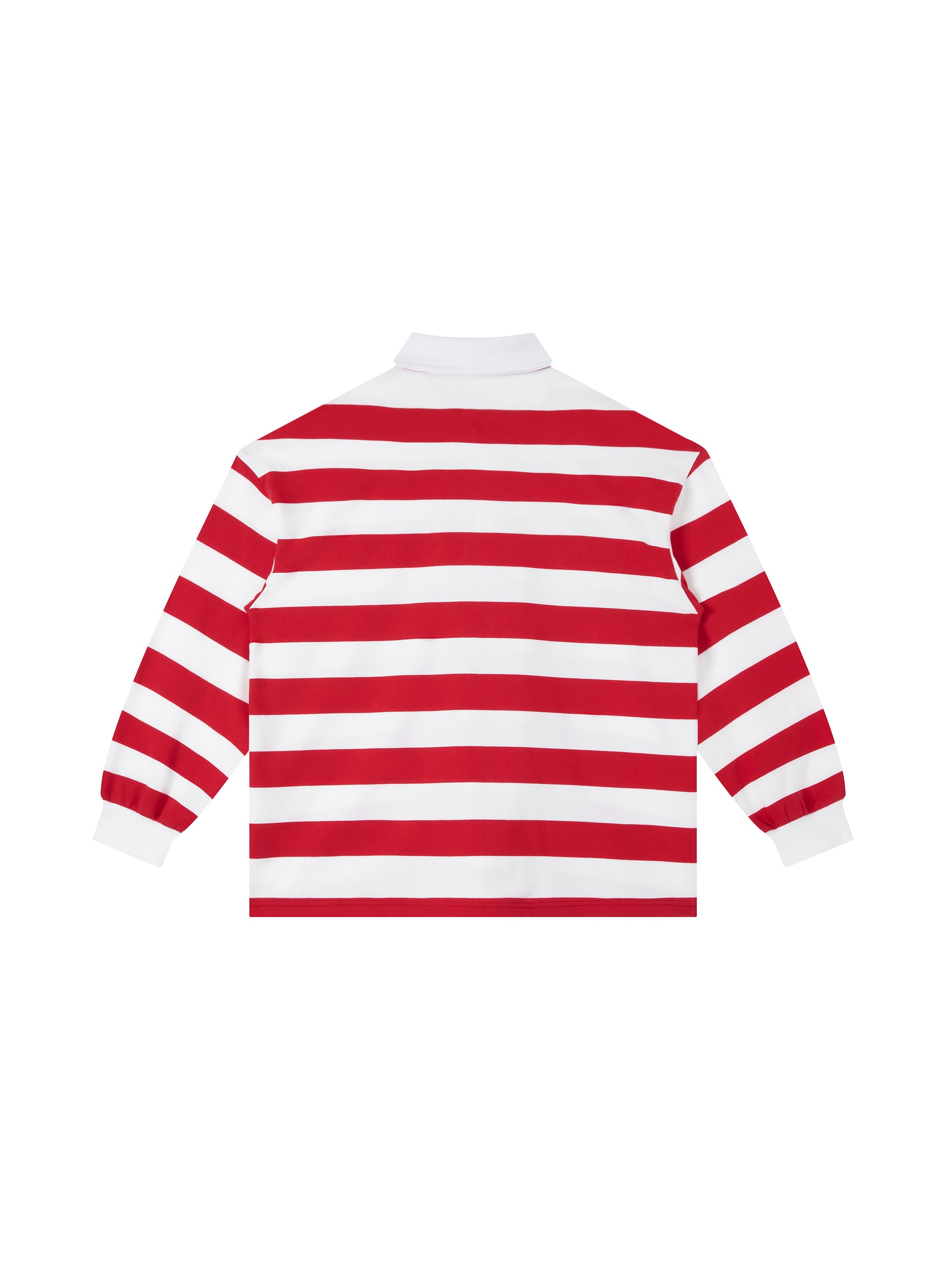 Color Block Stripe Polo Shirt